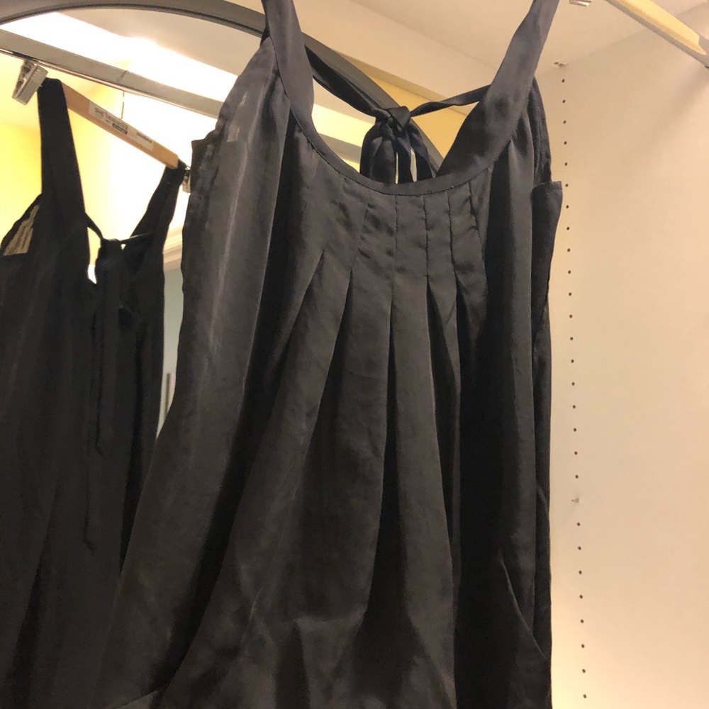 MICHAEL KORS sheer black pocket dress